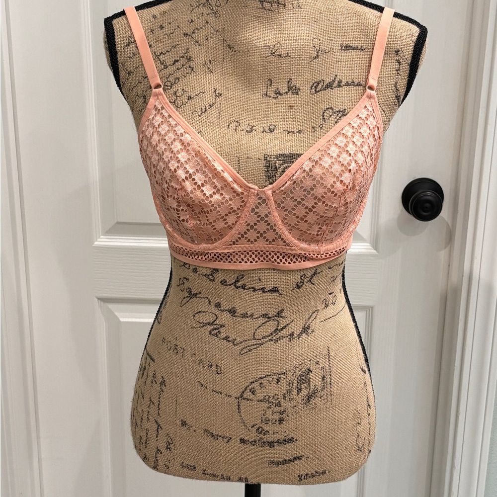 Adore Me Peach Underwire Bra